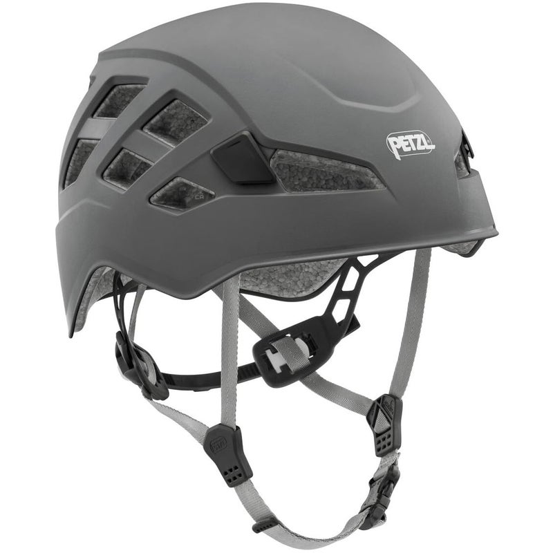 Petzl BOREO Men's Helmet - Durable Rock Climbing Helmet with Enhanced Head Protection - Grey - M/L - Image 1